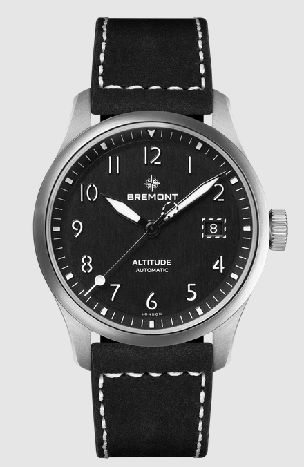 Best Bremont Altitude 39 Date alt39-dt-ss-bk-l-s Replica Watch